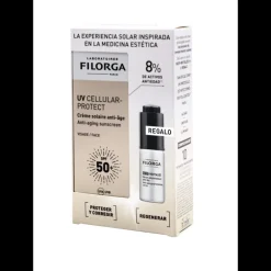 Set Crema Solar Antiedad Uv Cell Face  + Ncef Serum Estuches|Aftersun